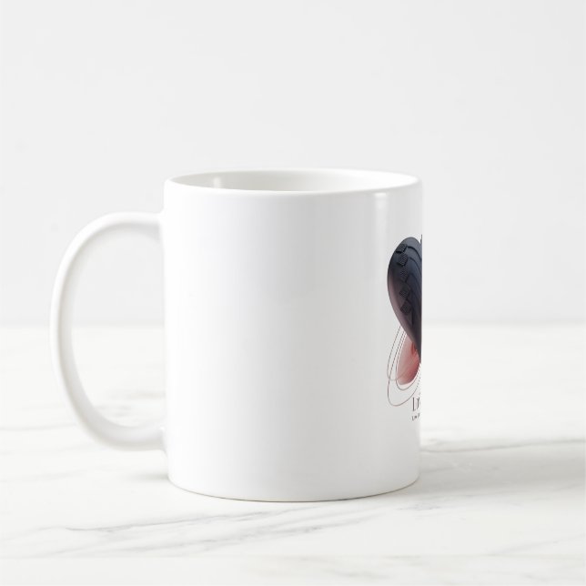 Love Ignites Heart Coffee Mug (Left)