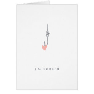 Love I'm Hooked   Sweet and Simple Greeting Card
