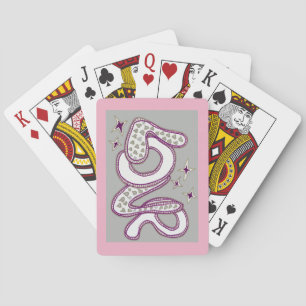 Love in 1960s style playing cards