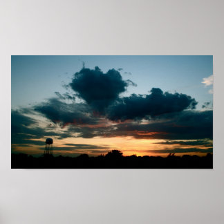 LOVE in a Sunset Poster