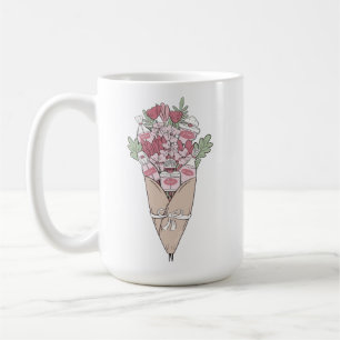 Love In Any Language Flower Bundle Coffee Mug