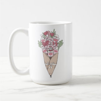 Love In Any Language Flower Bundle Coffee Mug