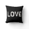 Love in Black and White Pillow