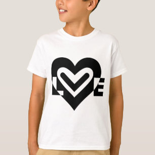 Love in Black T-Shirt