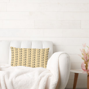 Love in Bloom: A Creative Lettering Lumbar Pillow