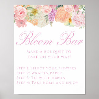 Love in Bloom Bloom Bar Sign