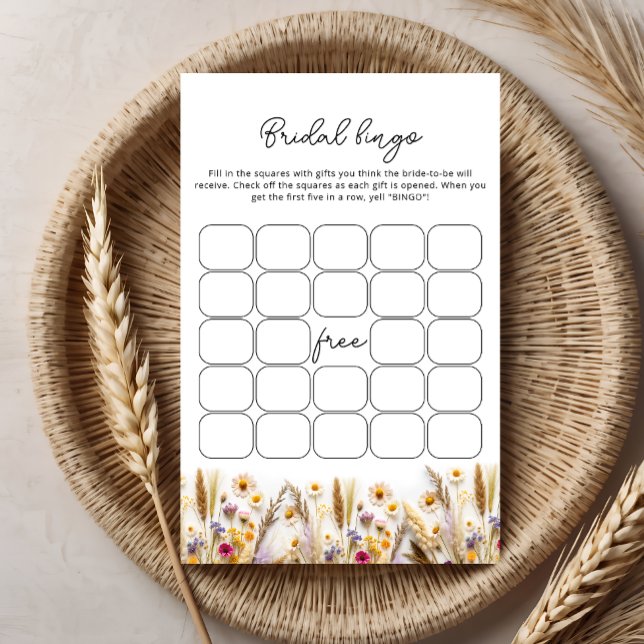 Love in Bloom Bridal Shower Bingo Game (Creator Uploaded)