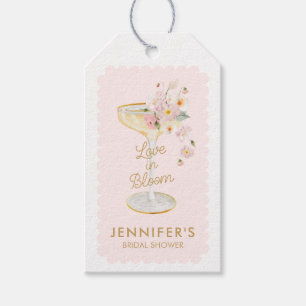 Love in Bloom Bridal Shower Favour Gift Tags