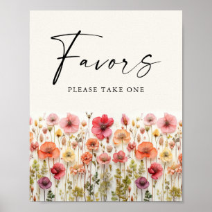 Love in Bloom Bridal Shower Favours Sign