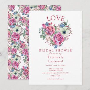Love in Bloom Bridal Shower Invitation