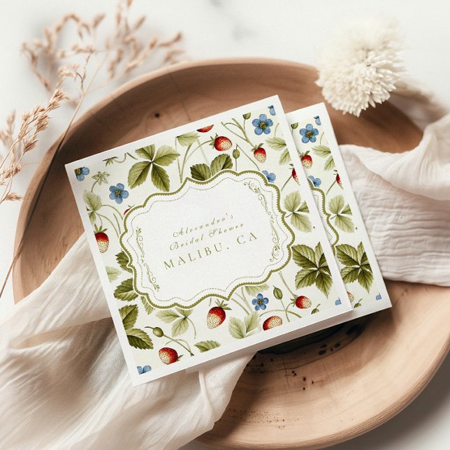 Love in Bloom Bridal Shower Napkin (Creator Uploaded)