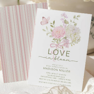Love in Bloom Floral Bridal Shower Invitation