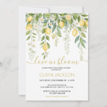 Love in Bloom | Lemon Blossom Bridal Shower