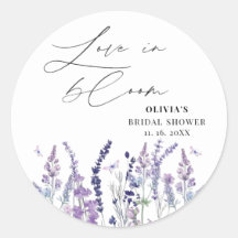 Love in Bloom Purple Wildflower Bridal Shower