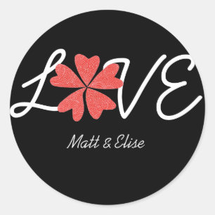Love-in-bloom wedding seal