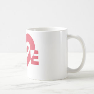 Love in Cherry Pink Coffee Mug