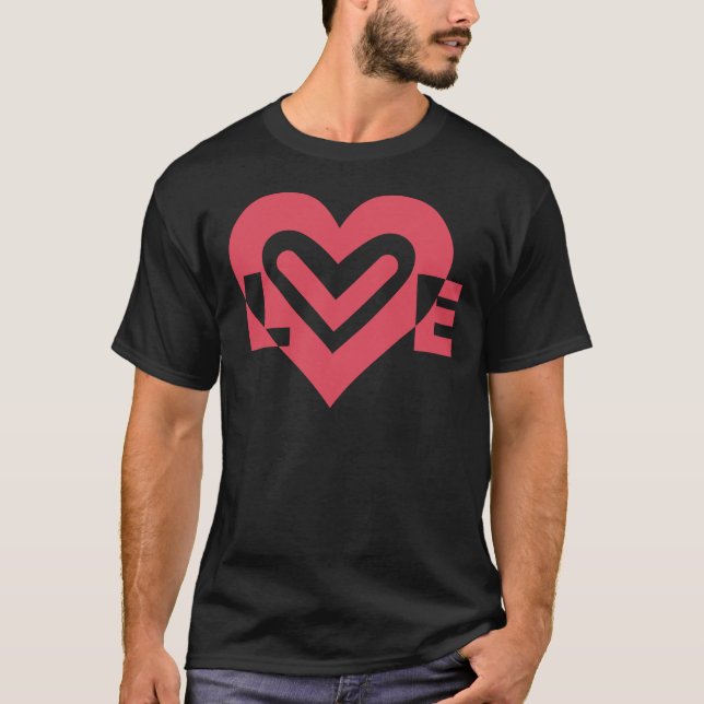 Love in Cherry Pink T-Shirt (Front)