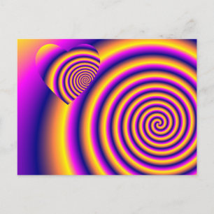 Love in Disguise Heart Postcard