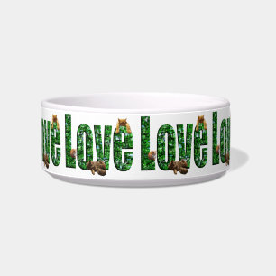 Love in Every Purr: Kittens Playing on Word Love Bowl