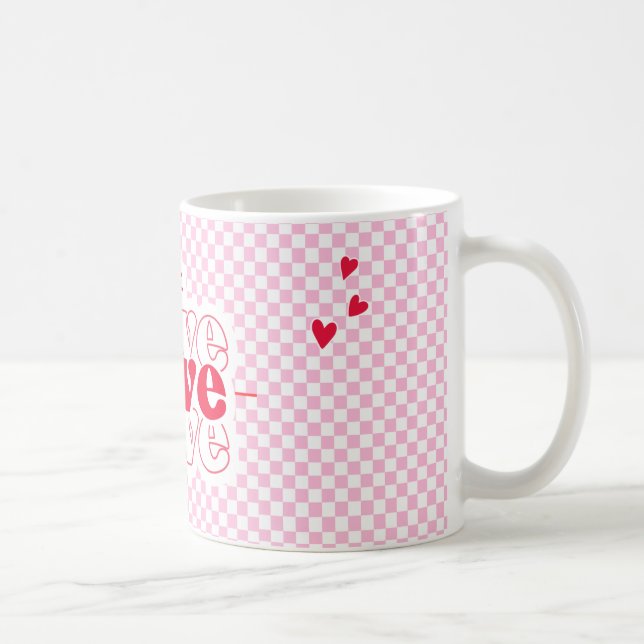 "Love in Every Sip – Romantic Mug with Heartfelt D (Right)