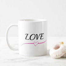 Love in Every Sip Trendy Design Coffee Mug