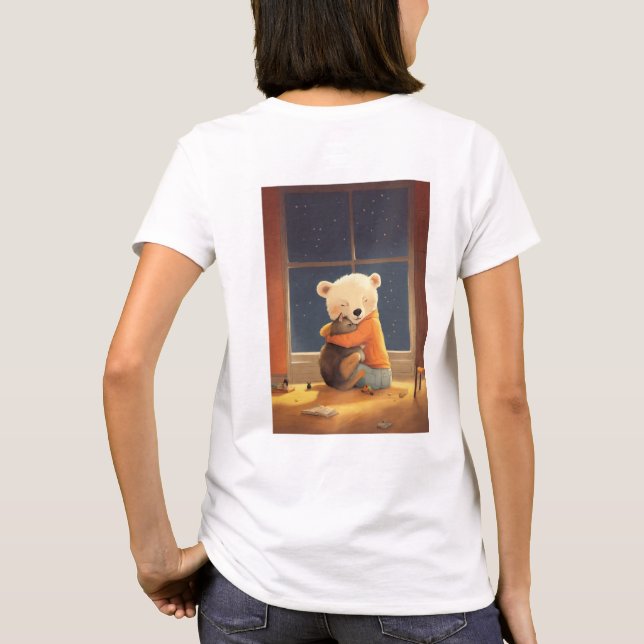 "Love in Every Thread: Embrace Romance with Our He T-Shirt (Back)