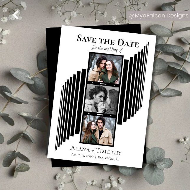 Love in Frames Modern Photo Save the Date (Creator Uploaded)