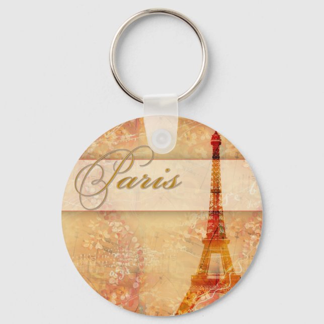 Love in Paris Keychain (Front)