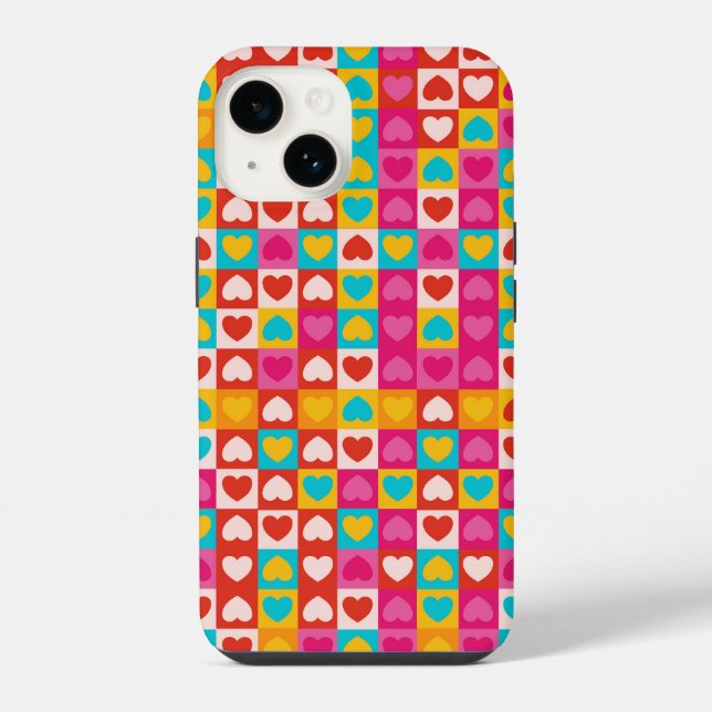 Love in Patterns iPhone Case (Back)
