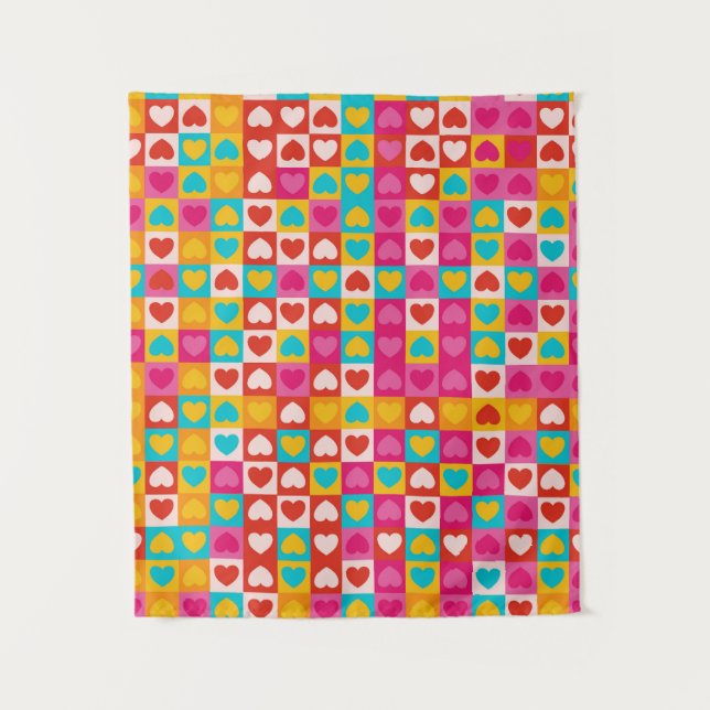 Love in Patterns Tapestry (Front)