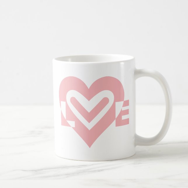Love in Pink Coffee Mug (Right)