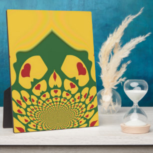 Love in Rasta Colours: Reggae Hearts Plaque