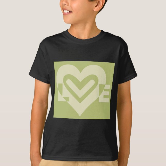 Love in Sage Green T-Shirt (Front)