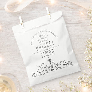Love in Seattle   Wedding Favour Bags