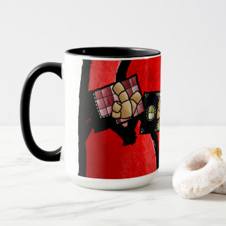 LOVE in sign language – Heart Pillow Mug