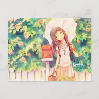 Love in Summer Postcard
