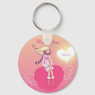 Love in the Air - My Darling (Lady Keychain) Keychain