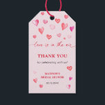 Love In The Air Valentine's Bridal Shower Gift Tags<br><div class="desc">"Love Is In The Air" bridal shower thank you gift tag.</div>