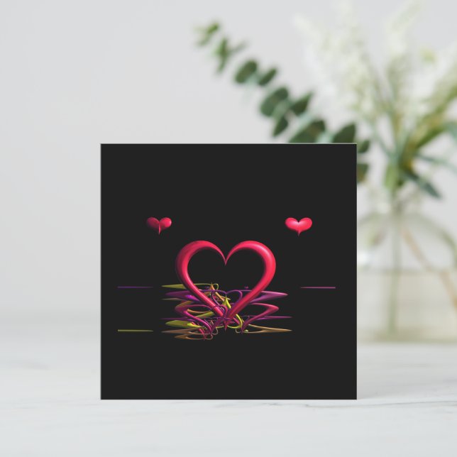 Love in the Darkness Flat Card (Standing Front)