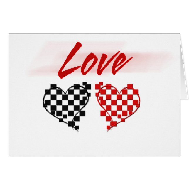 Love in the fast lane -for Nascar fans (Front Horizontal)