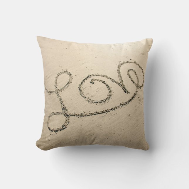 Love In The Sand Pillow (Front)