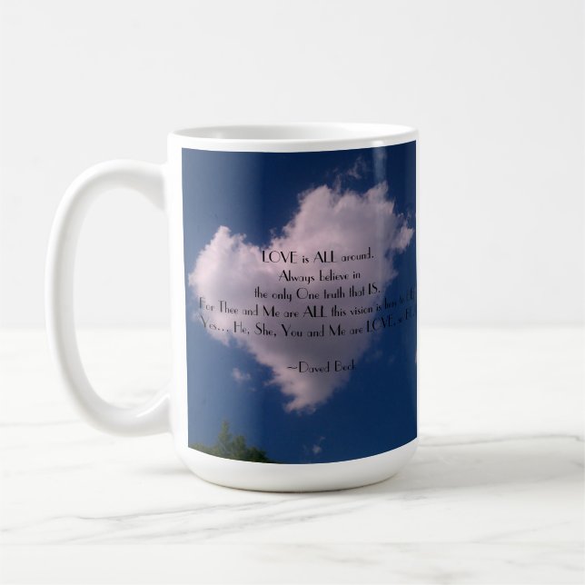 Love in the Sky Coffee Mug (Left)