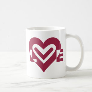Love in Wine Purple Coffee Mug