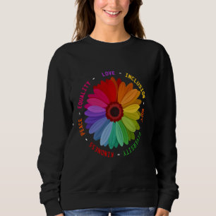 Love Inclusion Hope Diversity Kindness Peace Equal Sweatshirt