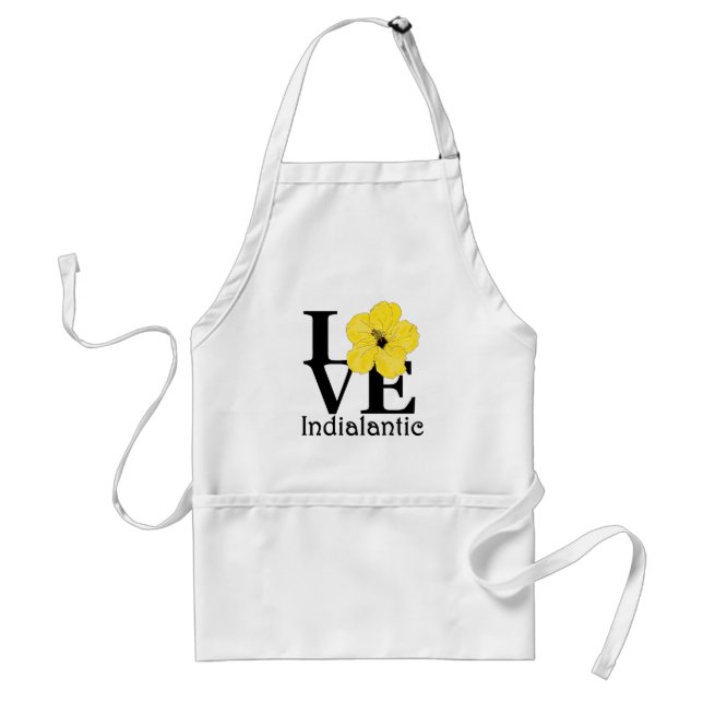 LOVE Indialantic Yellow Standard Apron (Front)