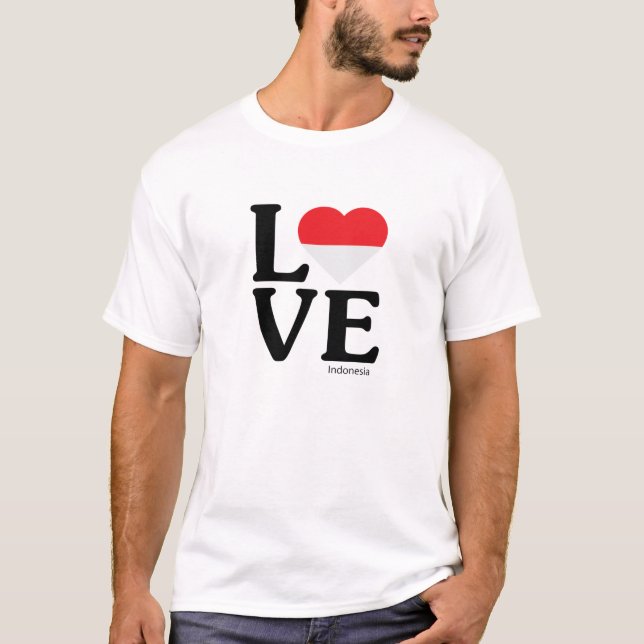 Love Indonesia T-Shirt (Front)