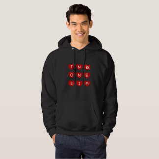 Love Indonesia t-shirt, Indonesian mens top hoodie