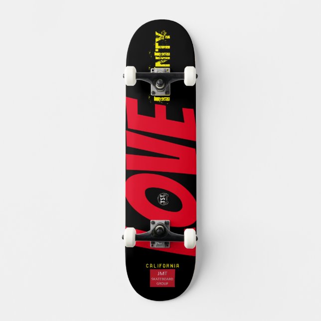LOVE INFINITY SKATEBOARDS/ JMT  USA  SKATEBOARDS (Front)