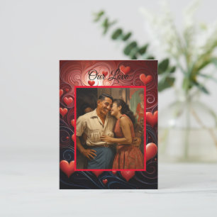 Love- Infused Valentines Day Post Card