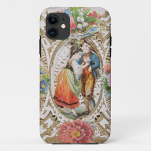Love, Innocence, Valentine card, c.1870 (colour li iPhone 11 Case